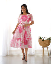 Load image into Gallery viewer, Aashna ~ One Piece Organza Silk For Girls Wear
