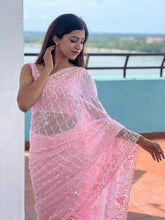 Load image into Gallery viewer, Party Wear Georgette Saree
