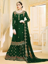 Load image into Gallery viewer, Decorative Heavy Embroidary And Stone Work Wedding Wear Pakistani Sharara Suit
