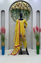 Load image into Gallery viewer, Beautiful Designer Outfit On Chinon Silk Febric With 9MM Sequnce And Thred Work Dhoti Suit
