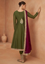 Load image into Gallery viewer, New Designer Green Salwar Suit Chinon Fabric For Women
