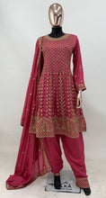 Load image into Gallery viewer, New Designer Pink Salwar Suit Vichitra Fabric For Women
