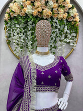 Load image into Gallery viewer, Perfect Purple Co Wedding Festival Wear Lehengha Choli
