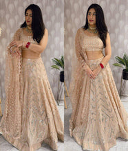 Load image into Gallery viewer, Attractive Georgette Fabric With Thread &amp; Sequences Work On Lehenga Choli
