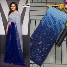 Load image into Gallery viewer, Designer Party Wear Kajol Devgan Sequences Work Saree
