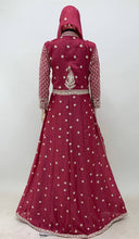 Load image into Gallery viewer, Amazing Vichitra Silk With Embroidery Red Color Gown
