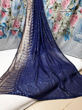 Load image into Gallery viewer, Party Wear Georgette Embroidery Sequences Work Saree For Women
