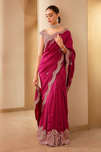 Load image into Gallery viewer, Designer Organza Silk Saree With Banglori Blouse
