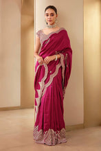 Load image into Gallery viewer, Designer Organza Silk Saree With Banglori Blouse
