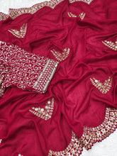 Load image into Gallery viewer, Designer Organza Silk Saree With Banglori Blouse
