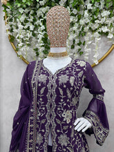 Load image into Gallery viewer, Attractive Georgette Fabric Fully Stitched Sharara Suit
