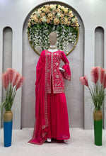 Load image into Gallery viewer, Attractive Georgette Fabric Fully Stitched Sharara Suit
