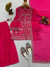 Load image into Gallery viewer, Attractive Georgette Fabric Fully Stitched Sharara Suit
