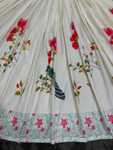 Load image into Gallery viewer, Amazing White Colour Reyon Fabric Digital Print Work Navratri Wear Lehenga Choli
