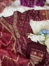 Load image into Gallery viewer, Eid Speical ~ Heavy Sequence Work Full Stitched Salwar Suit Set
