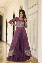 Load image into Gallery viewer, Shrug Style Georgette Embroidered Work Lehenga Choli
