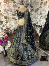 Load image into Gallery viewer, Designer Jalpari Silk Fabric Embroidery Work Lehenga Choli With Dupatta
