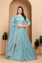 Load image into Gallery viewer, Designer  Important Heavy Net Fabric Glitter Sequences Design Work Lehenga Choli
