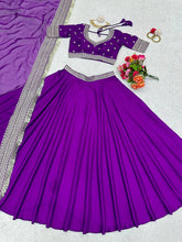 Load image into Gallery viewer, Perfect Purple Co Wedding Festival Wear Lehengha Choli
