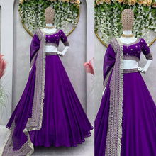 Load image into Gallery viewer, Perfect Purple Co Wedding Festival Wear Lehengha Choli
