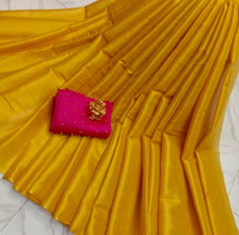 Load image into Gallery viewer, Dashing Wedding Wear Tissue Silk Cotton Saree Blouse For Women

