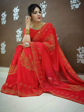 Load image into Gallery viewer, Saree &gt; Moss Chiffon
