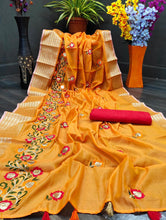 Load image into Gallery viewer, Saree &gt; Chanderi Cotton Saree

