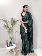 Load image into Gallery viewer, Gloruious Looking Rangoli Silk Patta Pattern Saree Blouse
