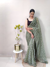 Load image into Gallery viewer, Fancy Imported Netting Fabric Party Wear Saree Blouse Dairly Wear
