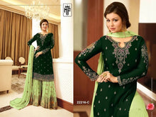 Load image into Gallery viewer, Amazing Designer Embroidary Work Semi Stiched Sharara Plazo Suit
