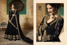 Load image into Gallery viewer, Glemorus Wedding Wear Full Lenght Embroidary Work Semi Stiched Anarkali Gown
