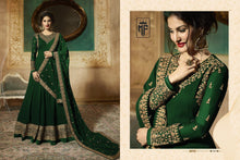 Load image into Gallery viewer, Glemorus Wedding Wear Full Lenght Embroidary Work Semi Stiched Anarkali Gown
