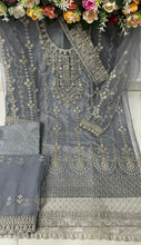 Load image into Gallery viewer, Unique Butterfly Heavy Net With Codding Embroidary And Stone Work Festival Wear Salwar Suit
