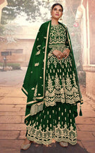 Load image into Gallery viewer, Greaceful Heavy Butterfly Net With Coadding Embroidery And Stone Work Sharara Suit

