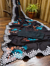 Load image into Gallery viewer, organza silk saree
